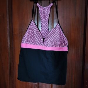 Danskin Now Padded Swim Top Large 12-14